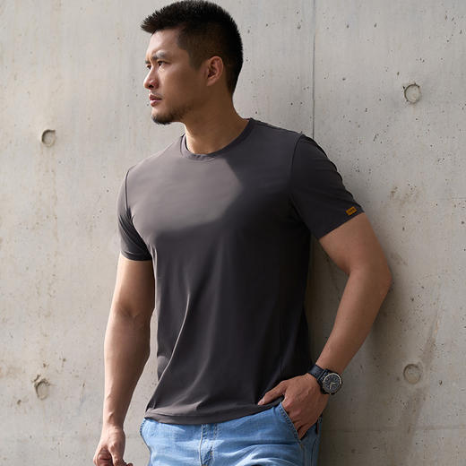 三代龙牙秘冰凉感抗UV圆领短袖T恤 商品图1