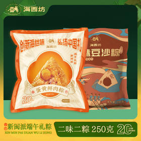 海西坊传统粽子咸甜组合250g