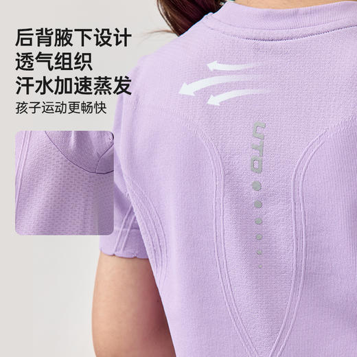 UTO女童甜美花边运动短袖 商品图2