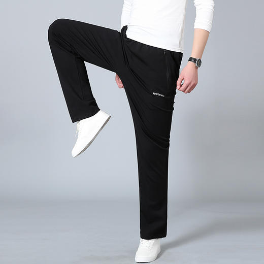 【薄款】【DWN】大依优型大码特体加长版直口休闲裤运动长裤加肥加大弹力舒适胖子肥佬裤子 商品图0