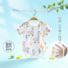 【呼~透气不闷汗，A/B双面散热】夏季新款婴儿短袖包屁衣 薄款爬服三角哈衣 夏装睡衣服 宝宝连体衣-QQ 商品缩略图13