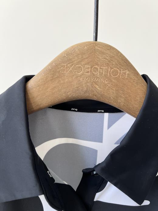 25新款，Ping速干冰感T，韩国🇰🇷客供牛奶丝面料，冰冰凉凉的，舒服透气，弹力超好👍，黑白拼色色印花，高级显瘦！ 商品图4