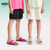 【华夫格质感】男女童全腰中裤夏季新款安奈儿童装EM526216 商品缩略图1