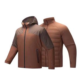 【M-4XL】安踏氢羽绒丨羽绒内胆防泼水外套秋冬新款可拆卸两件套152447632N【库存有限，如无货将做退款，介意慎拍！】