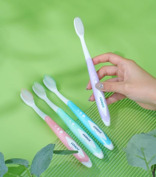 3-7天发货 到手36支/3盒【自营】可贝尔COBOR 牙刷 美国牙刷 超细软毛护龈成人牙刷家用 商品图4
