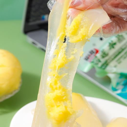 【新款水晶榴莲冰粽，榴莲注心，Q弹爽口】水晶榴莲冰粽 网红爆款榴莲注心冰粽 休闲水晶粽子 即食冰皮水晶粽-QQ 商品图4