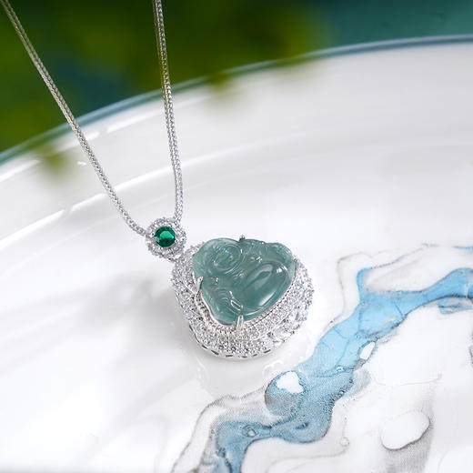 子佩集S925银【慈悲佛缘】套链【YL-7094106】纯银项链2503 商品图2