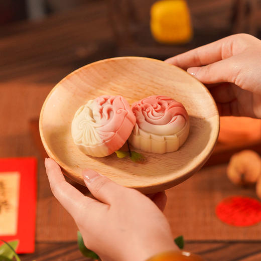 广州酒家 喜结连理礼盒结订婚喜饼中式糕点婚礼婚宴囍饼摆盘伴手礼 商品图7