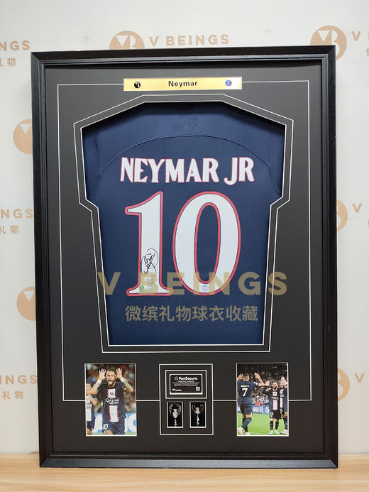 收藏系列 内马尔 大巴黎队10号 亲笔签名球衣 商品图1