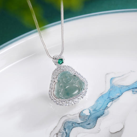 子佩集S925银【慈悲佛缘】套链【YL-7094106】纯银项链2503 商品图3