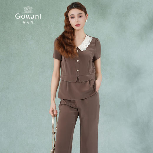 乔万尼桑蚕丝衬衫重磅28mm真丝夏新款优雅EM2C805 商品图2