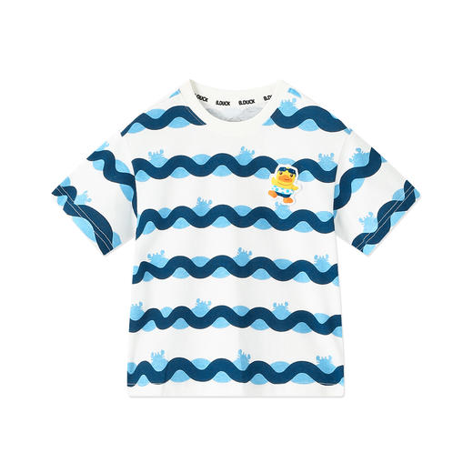 B.Duck小黄鸭童装夏季男童短袖T恤105-150 BF2501059 商品图3