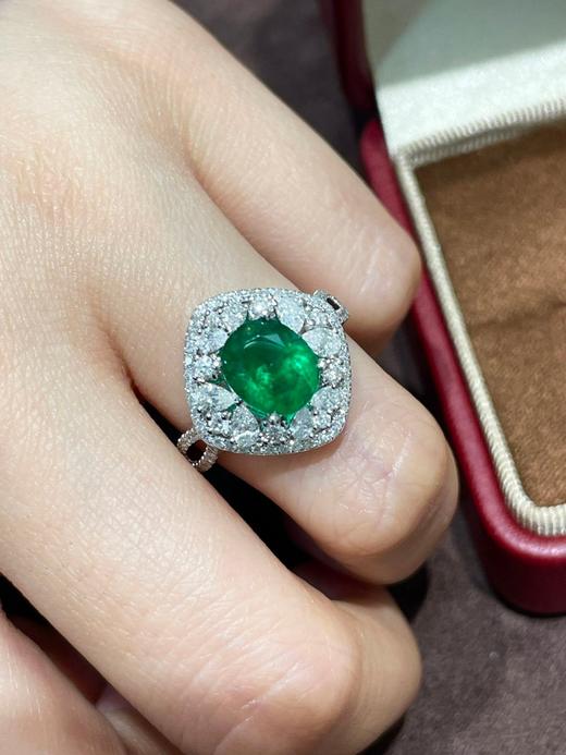 1.6ct刻面祖母绿戒指 商品图2