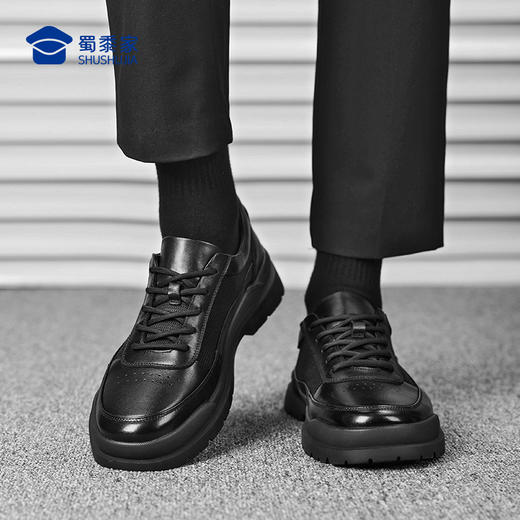 【防滑镂空休闲皮鞋】透气清爽牛皮皮鞋商务通勤凉皮鞋XP503 商品图10