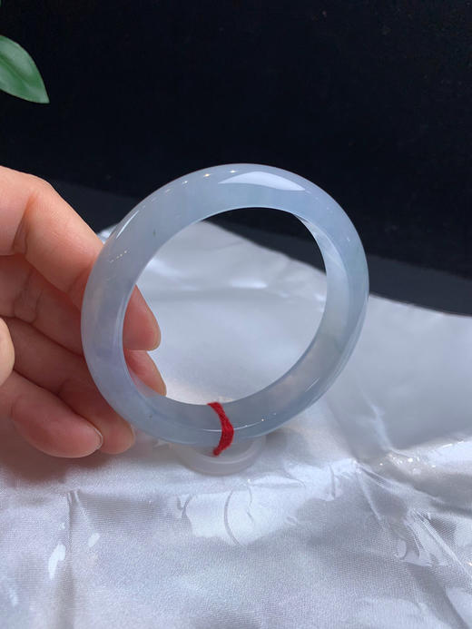 612719，56冰紫正圈手镯、整圈带冰紫，冰透清新，干净清爽，特别显白 商品图3