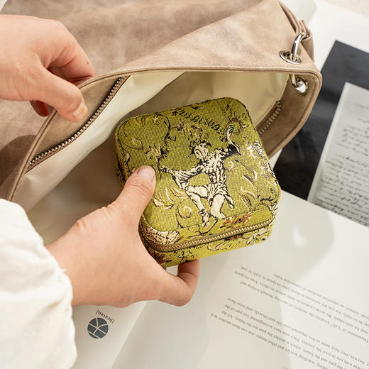 便携首饰盒旅行出差首饰收纳戒指项链首饰包迷你饰品盒 商品图4