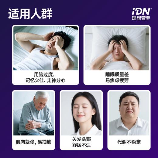 IDN理想营养 | 三重复合镁180粒/瓶 大规格（跨境海淘商品不支持7天无理由退换） 商品图2