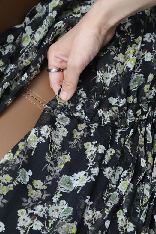 LPIUTY品牌直发！浪漫限定！桑蚕丝碎花连衣裙 C1225033 商品图10