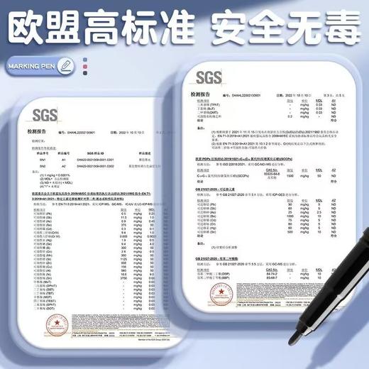 晨光双头记号笔勾线笔美术专用防水防擦油性笔划重点细头笔 商品图4