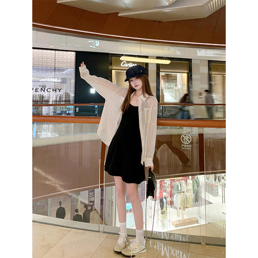 <曾小咸推荐>4.7现货秒杀！微信超特价！韩系条纹蝴蝶结绣花衬衫 日常189.99 立减100 秒杀89.99！ 商品图4