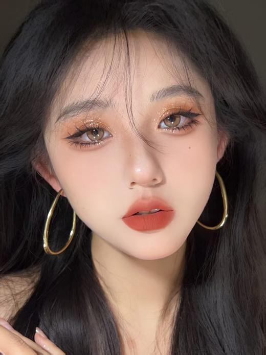 【半年抛大直径】onlycon-碎钻奶茶 棕-14.5mm【0-800度 无525/575】 商品图4