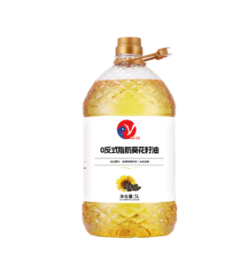 预售：盐百零反式脂肪葵花油5L