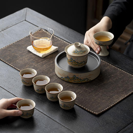 【茶具】千里江山茶具套装 商品图5