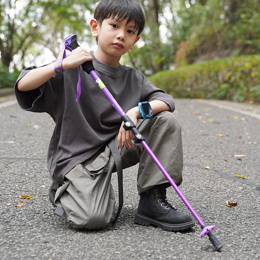【推荐】麦斯卡迪士尼儿童登山杖手杖轻便铝合金伸缩爬山拐杖户外登山棍 商品图6