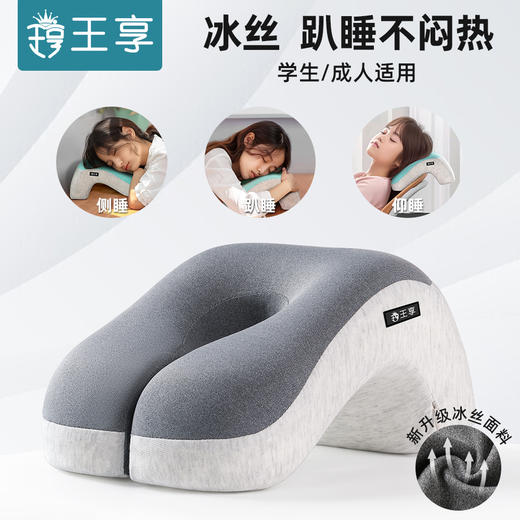 心选丨【送耳塞】王享 午休记忆棉趴趴枕 商品图1