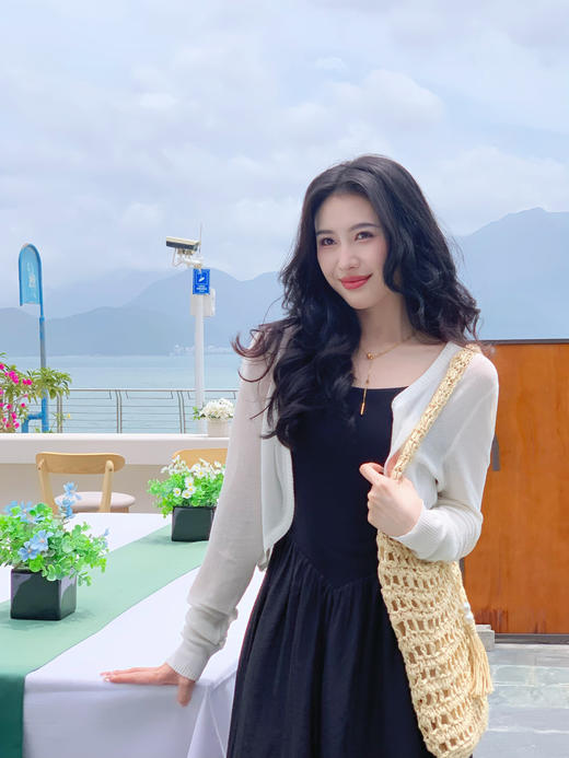 【百图lulu定制】【奶油防晒衫】曲珠纱 凉感 短款防晒衫  长袖空调衫 商品图5