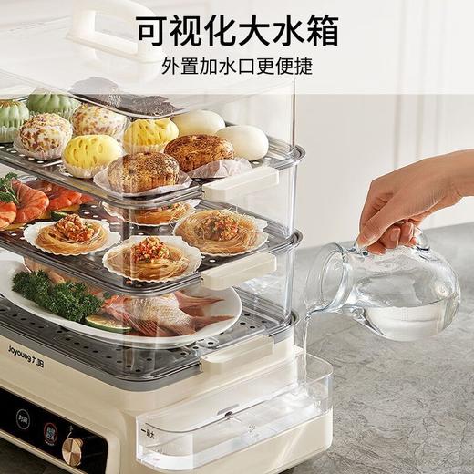 九阳电蒸锅可预约定时多功能家用三层定时蒸箱大容量蒸菜包子海鲜 商品图4