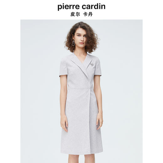 皮尔卡丹女装简约时尚干练直筒长裤 商品图0