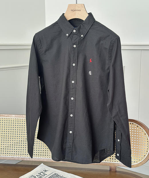 单品包邮现货 THS-无 RL家马球家 经典版型轻质亚麻衬衫 4色 AG1317 商品图7