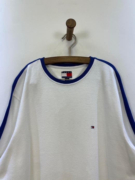 90年代 Vintage Tommy Hilfiger 特殊面料 短袖T恤 _SST(L) 商品图1