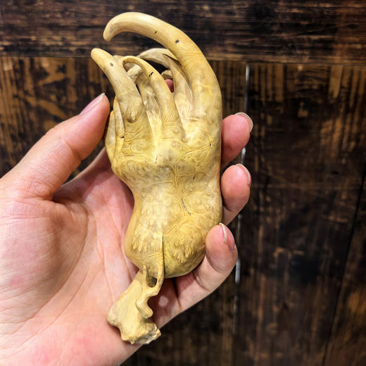 新款大/小号佛手°黄杨木摆件 商品图1