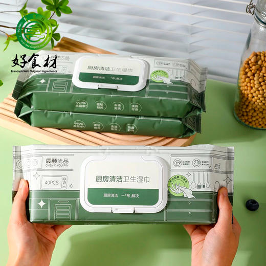 CY-优品厨房湿巾40片x4包 商品图1