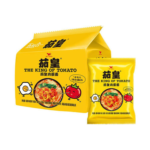 统一茄皇番茄鸡蛋面 115g*1袋/5袋 商品图0