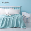 【6F】梦洁宝贝凉感双面针织复合蚕丝水洗夏被：冰冰蚕·蓝灰 200*230 370g 商品缩略图0