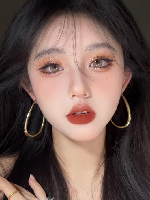 【半年抛大直径】onlycon-碎钻奶茶 棕-14.5mm【0-800度 无525/575】 商品图5