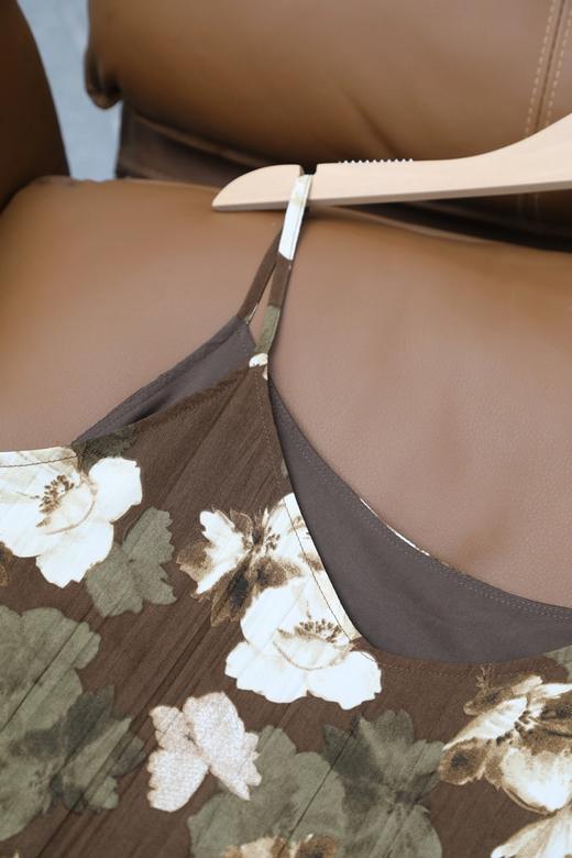 LPIUTY品牌直发！山茶花桑蚕丝吊带连衣裙 C12TJ-99962 商品图4