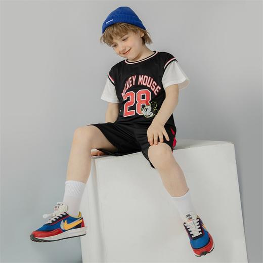 迪士尼夏季新品男女童套装透气儿童套装休闲婴幼儿套装222T1367 商品图8