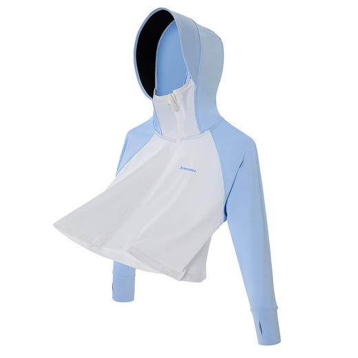 【YW】无忧购猫儿童防晒衣UPF50+拼接连帽防晒服811(截单后7天发货) 商品图7