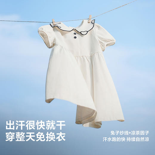 【凉感抑菌】迷你巴拉连衣裙女童宝宝亲肤甜美俏皮学院风新款 商品图3