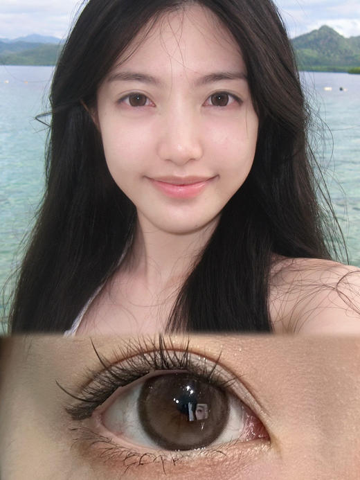 【日抛和半年抛】 热泪煮冰fullygift  |  大直径14.5，着色直径13.8 |【同品牌多盒或多副购买更划算，具体活动可以咨询在线客服】清纯狗狗眼美瞳 婚纱照 商品图4