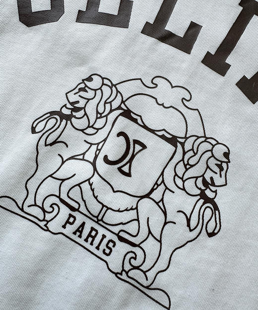 THS-限时 塞琳家 女士撞色字母印花T恤 2色 BH2588 商品图8