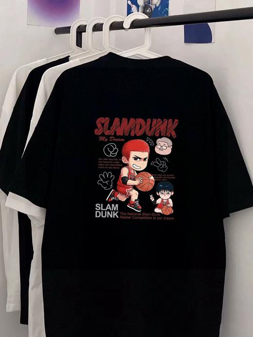 高品质 AJ乔丹专柜同步联名新款飞人樱木灌篮联名系列印花情侣短袖 商品图8