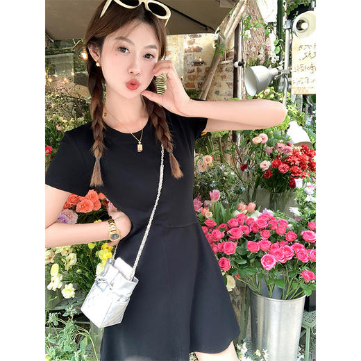 <曾小咸推荐>3.29现货秒杀 ！微信超特价！短袖收腰连衣裙 日常129.99 立减70 秒杀59.99！！ 商品图1