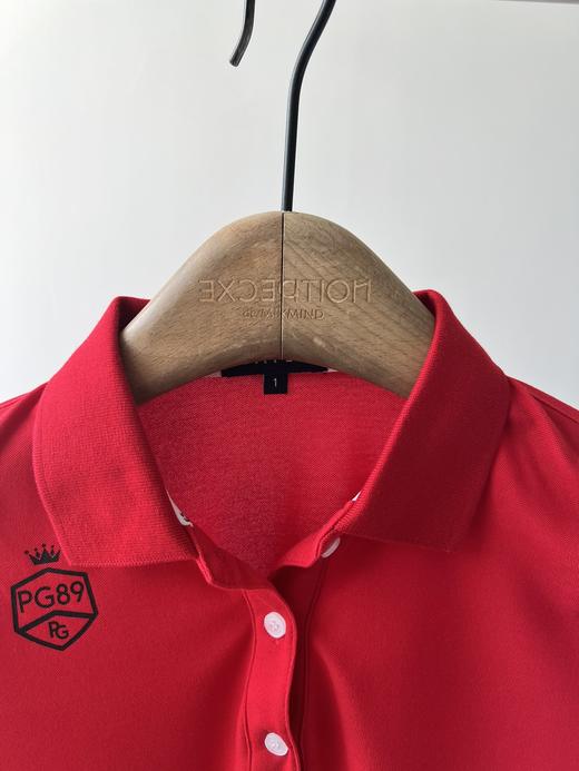 韩国🇰🇷高er夫PG秋季新款女polo衫，纯原臻品，客供面料，足球格纹理，透气效果更佳，polo翻领设计，更显气质，弹力面料，穿着体验更舒适 商品图4