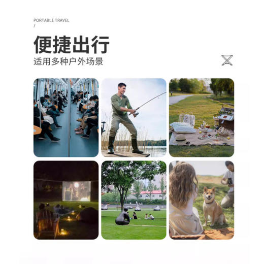 「轻盈便携！折叠设计」户外折叠椅野餐露营椅子 小马扎钓鱼凳便携折叠凳钓鱼椅凳子小板凳户外装备 商品图1