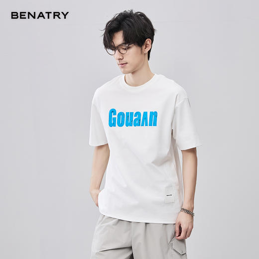 贝纳川夏季字母短袖T恤ECF214107 商品图5
